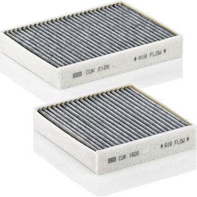 MANN-FILTER CUK 21 000-2 Innenraumfilter, Aktivkohlefilter MANN-FILTER CUK 21 000-2 Innenraumfilter, Aktivkohlefilter
