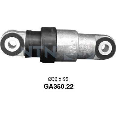 NTN-SNR Spannrolle, Keilrippenriemen GA350.22