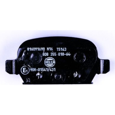 Hella Bremsbelagsatz, Scheibenbremse 8DB 355 018-641 Hella Bremsbelagsatz, Scheibenbremse 8DB 355 018-641