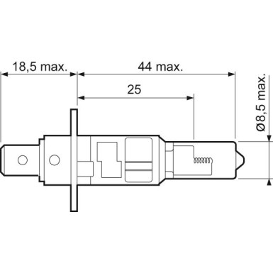 Valeo Glühlampe, Fernscheinwerfer LIFE x2 032501