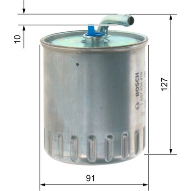BOSCH Kraftstofffilter 1 457 434 416