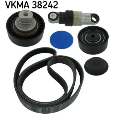 SKF Keilrippenriemensatz VKMA 38242
