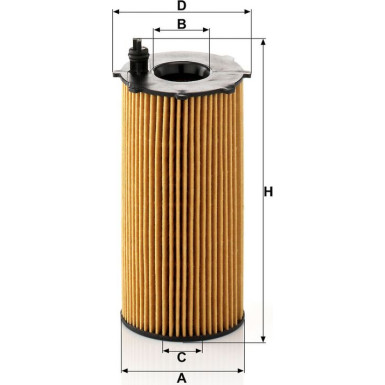 Ölfilter HU 820/2 X