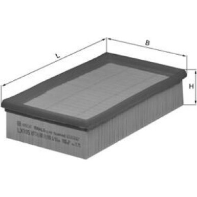 Knecht Luftfilter LX 105