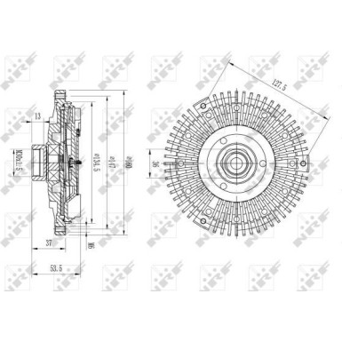 NRF Kupplung, Kühlerlüfter 49647