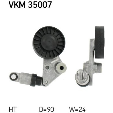 Spannrolle, Keilrippenriemen VKM 35007 Spannrolle, Keilrippenriemen VKM 35007