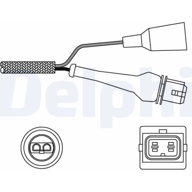 Delphi Lambdasonde ES11000-12B1