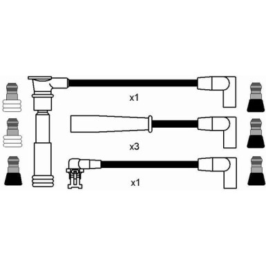 NGK Zündleitungssatz 8510