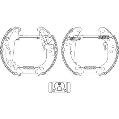 Bremsbackensatz 84060000 Bremsbackensatz 84060000