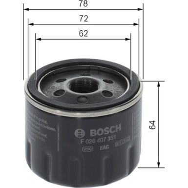 Ölfilter F 026 407 351