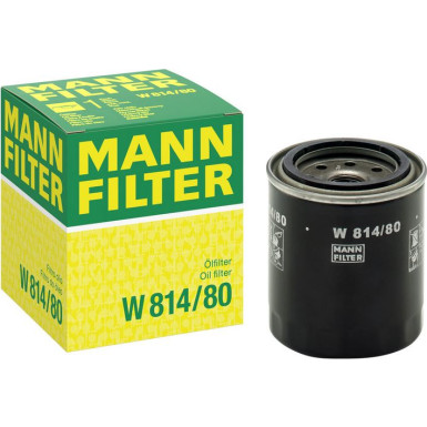Mann-Filter Ölfilter W 814/80 Mann-Filter Ölfilter W 814/80