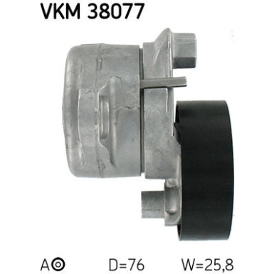 Spannrolle, Keilrippenriemen VKM 38077