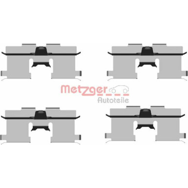 Metzger Zubehörsatz, Scheibenbremsbelag 109-1692