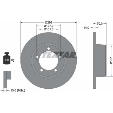 Bremsscheibe 92040600 Bremsscheibe 92040600