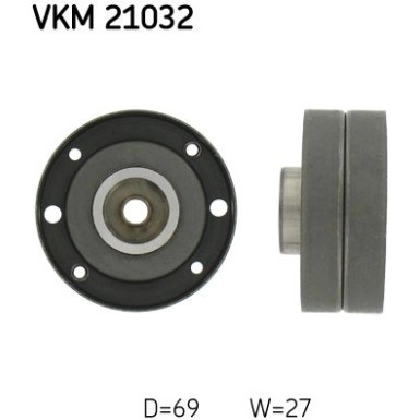 Umlenk-/Führungsrolle, Zahnriemen VKM 21032 Umlenk-/Führungsrolle, Zahnriemen VKM 21032
