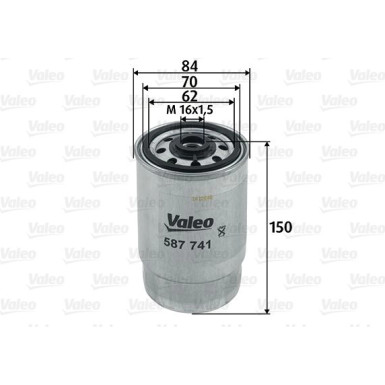 Valeo Kraftstofffilter 587741