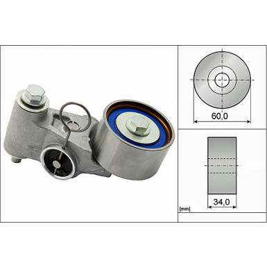 INA Spannrolle, Zahnriemen 531 0655 20