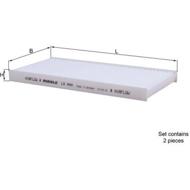 Knecht Filter, Innenraumluft LA 444/S