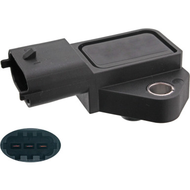 FEBI BILSTEIN 100657 Sensor, Saugrohrdruck FEBI BILSTEIN 100657 Sensor, Saugrohrdruck