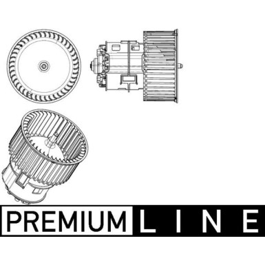 Mahle Innenraumgebläse BEHR Premium Line AB 183 000P