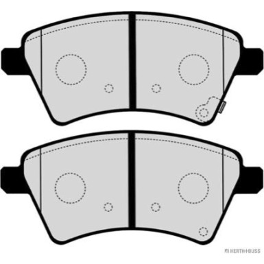 Herth+Buss Jakoparts Bremsbelagsatz, Scheibenbremse J3608031