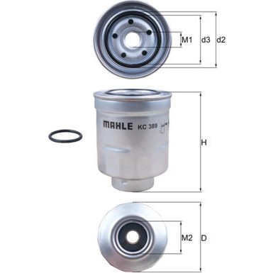 Kraftstofffilter KC 389 Kraftstofffilter KC 389
