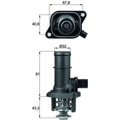 Thermostat, Kühlmittel TI 16 105 Thermostat, Kühlmittel TI 16 105