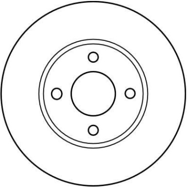 TRW Bremsscheibe DF4019