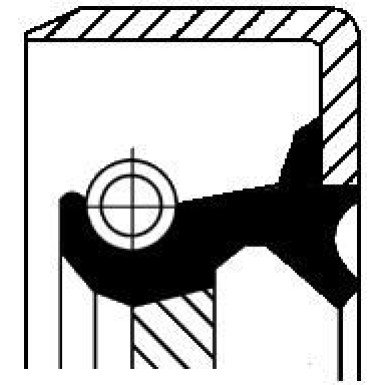 Corteco Wellendichtring, Schaltgetriebe 19034985B