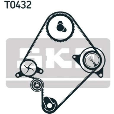 SKF Zahnriemensatz VKMA 94009