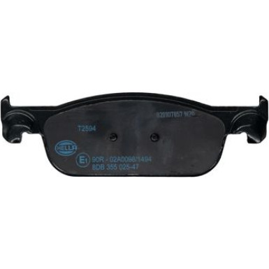 Hella Bremsbelagsatz, Scheibenbremse 8DB 355 025-471