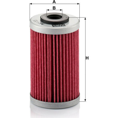 Mann-Filter 5 x MANN-FILTE Ölfilter MH 55 Mann-Filter 5 x MANN-FILTE Ölfilter MH 55