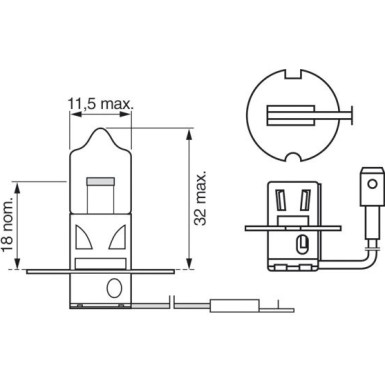 Glühlampe, Hauptscheinwerfer 1 987 302 431 Glühlampe, Hauptscheinwerfer 1 987 302 431