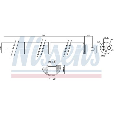 Nissens Trockner, Klimaanlage 95531