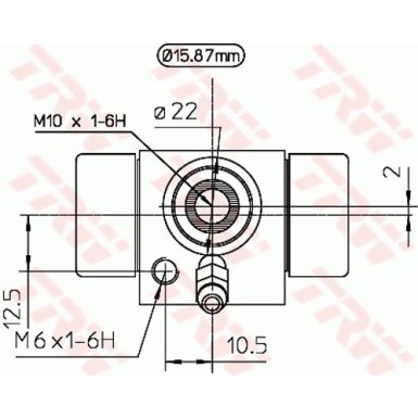 TRW Radbremszylinder BWB111A