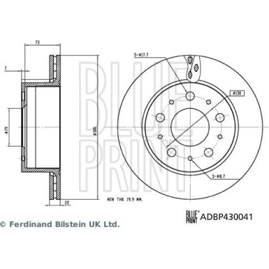 Bremsscheibe ADBP430041 Bremsscheibe ADBP430041