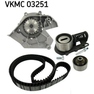 SKF Wasserpumpe + Zahnriemensatz VKMC 03251