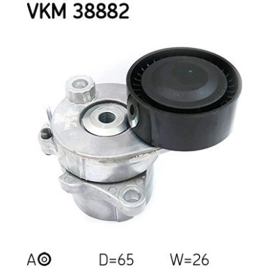 Spannrolle, Keilrippenriemen VKM 38882 Spannrolle, Keilrippenriemen VKM 38882