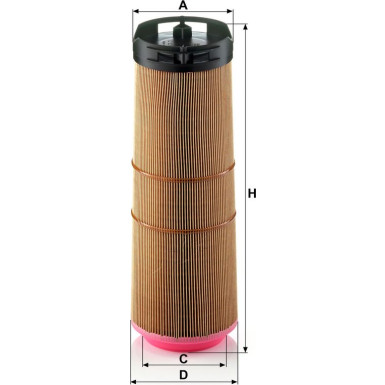 MANN-FILTER C 12 133/1 Luftfilter