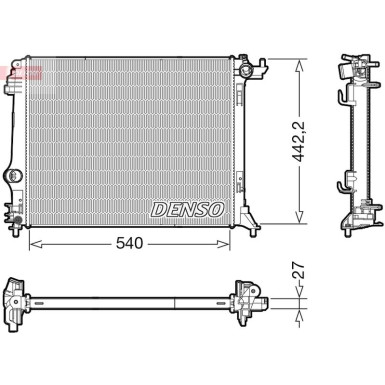 Kühler, Motorkühlung DRM23115 Kühler, Motorkühlung DRM23115