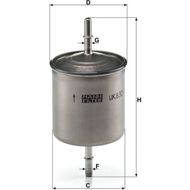 Kraftstofffilter WK 832/2