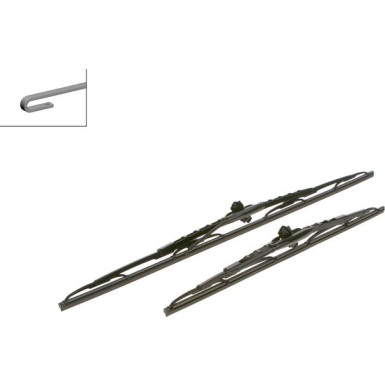 BOSCH 651 Scheibenwischer Twin 3 397 118 321 BOSCH 651 Scheibenwischer Twin 3 397 118 321