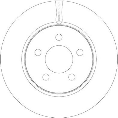 TRW Bremsscheibe DF6264 TRW Bremsscheibe DF6264