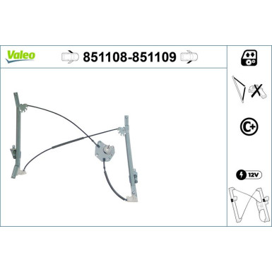 Valeo Fensterheber 851109