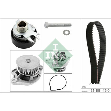 INA Wasserpumpe + Zahnriemensatz 530 0199 30