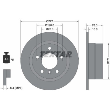 Bremsscheibe 92072303 Bremsscheibe 92072303