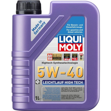 6L LIQUI MOLY Leichtlauf High Tech 5W40 (SET 3864 + 3863)