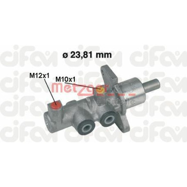 Metzger Hauptbremszylinder CIFAM 202-379 Metzger Hauptbremszylinder CIFAM 202-379
