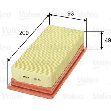 Valeo Luftfilter 585131