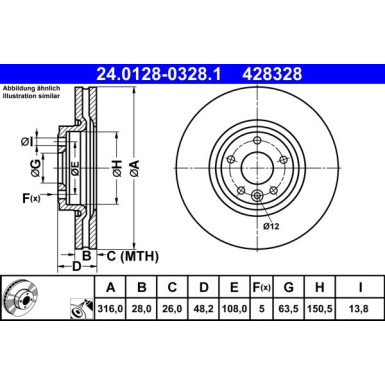 Bremsscheibe 24.0128-0328.1